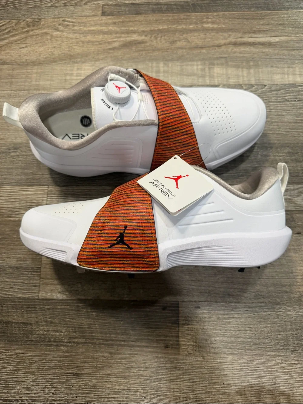 Nike Air Jordan Golf Shoes White Black Infrared FV6338-102